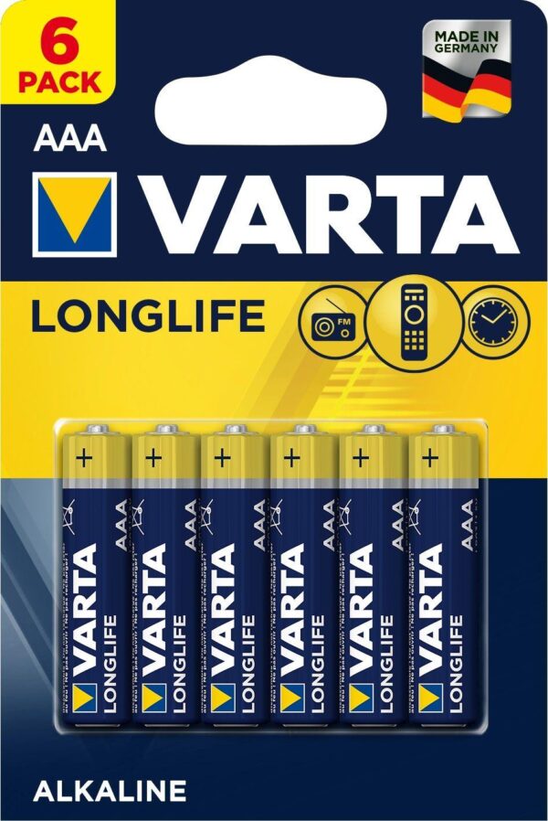 Baterie VARTA Longlife Extra LR03/AAA 6szt