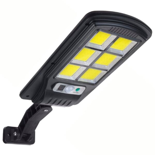 Lampa uliczna solarna LED Maclean MCE446 z czujnikiem ruchu i pilotem IP54, 4W, 400lm, 6500K, Li-ion 1200 mAh, 3 tryby pracy