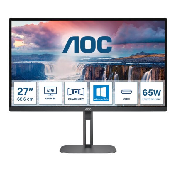 Monitor AOC 27"  Q27V5N/BK HDMIx2 DP głośniki