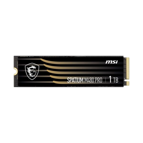 Dysk SSD MSI SPATIUM M480 Pro 1TB PCIe 4.0 NVMe M.2 2280 (7400/6000 MB/s) 3D NAND