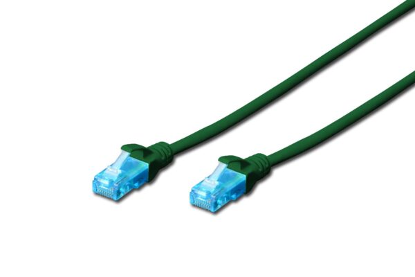 Patchcord DIGITUS UTP kat. 5e 5m PVC zielony