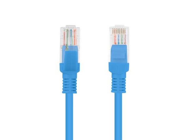Patchcord Lanberg UTP kat.5e 15m niebieski