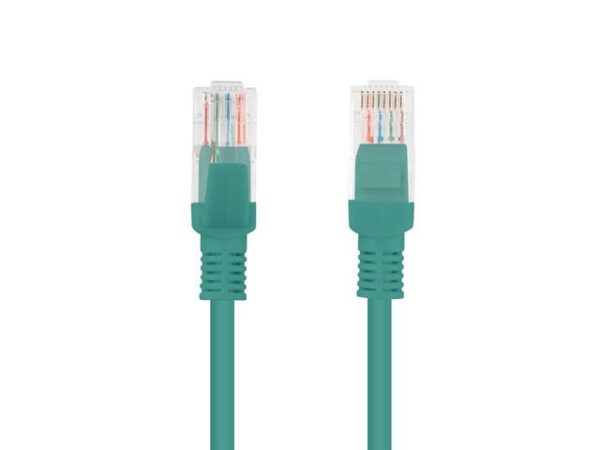 Patchcord Lanberg UTP kat.5e 1m zielony