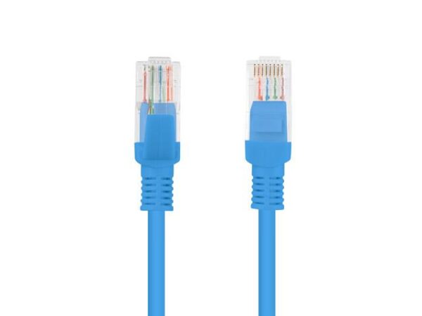 Patchcord Lanberg UTP kat.5e 3m niebieski