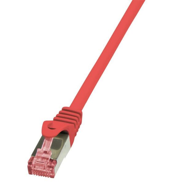 Patchcord LogiLink CQ2034S CAT.6 S/FTP 1m, czerwony